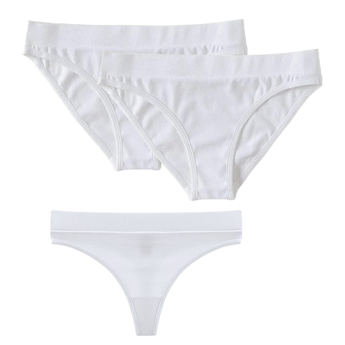 (Clarity) 3pk Briefs & Thong