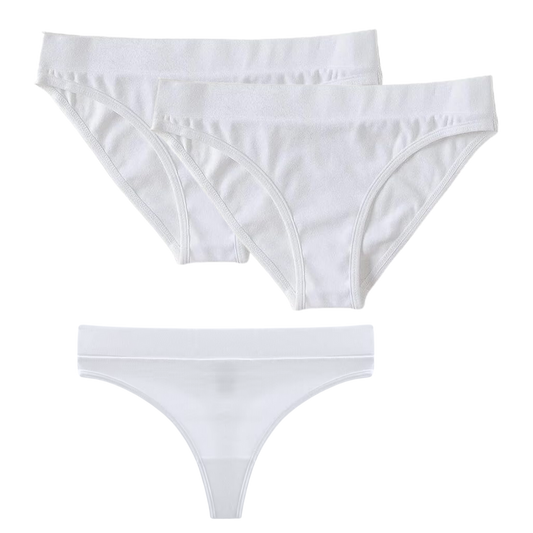 (Clarity) 3pk Briefs & Thong