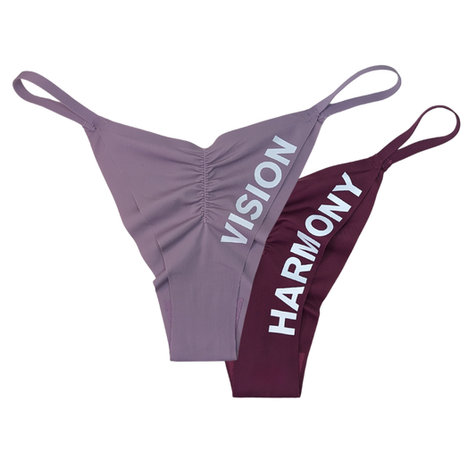 Ruffle Tanga Faves 2pk