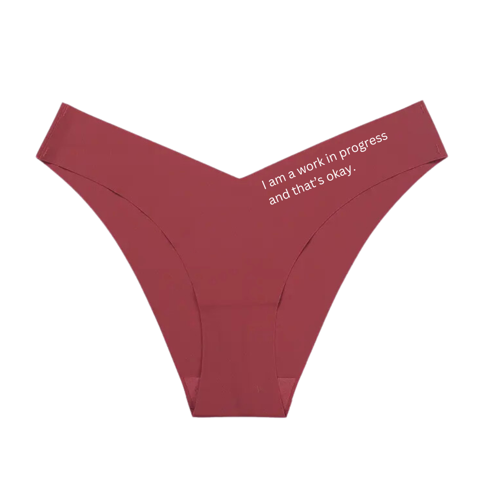 I am a work in progress, and that's okay