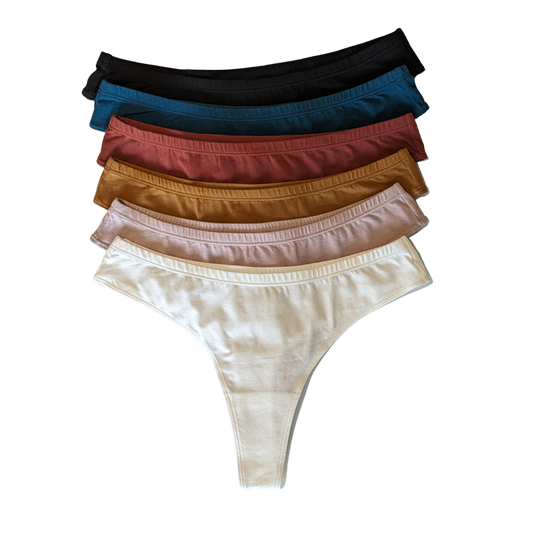 Cotton Thongs 6 pk