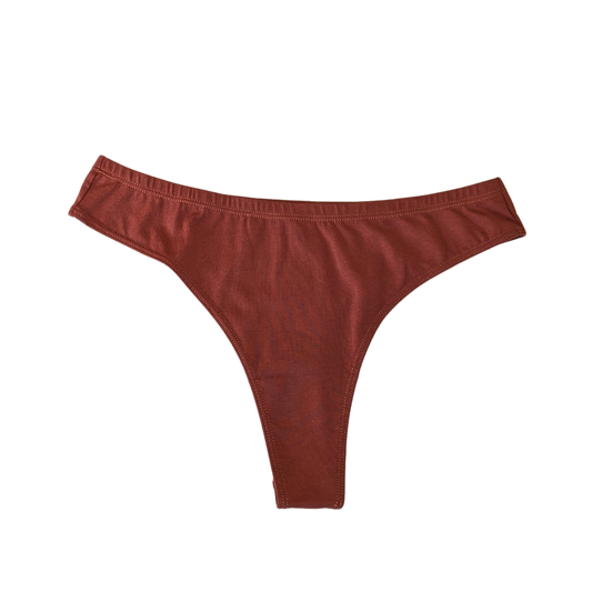 Organic Cotton Thong (Rust)