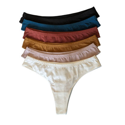 Organic Cotton Thong 2 pk