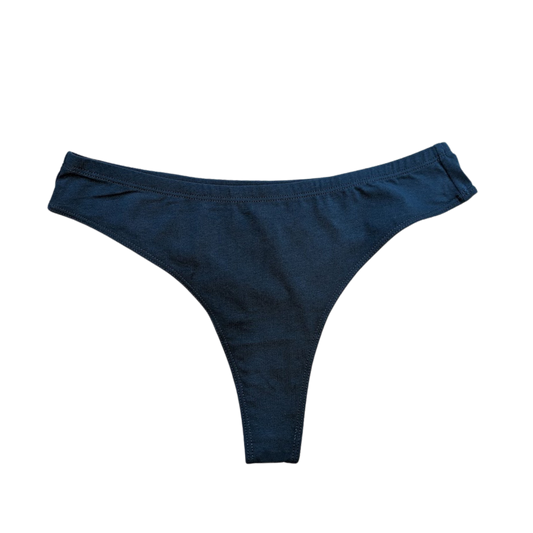 Organic Cotton Thong (Denim)