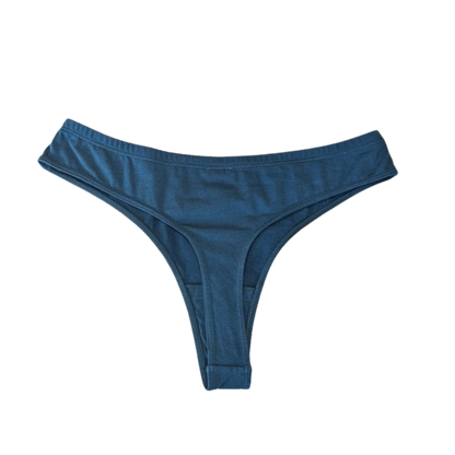 Organic Cotton Thong (Teal)