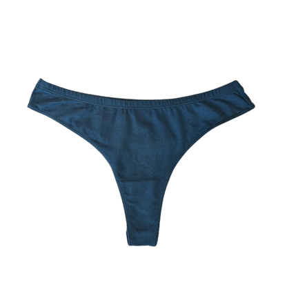 Organic Cotton Thong (Teal)