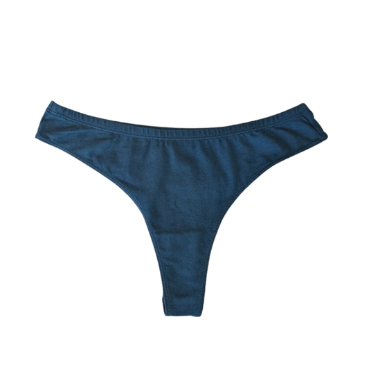 Organic Cotton Thong (Teal)