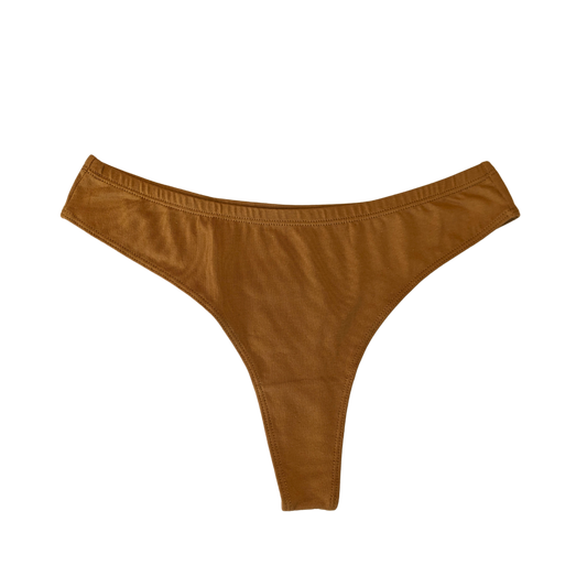 Organic Cotton Thong (Mustard)