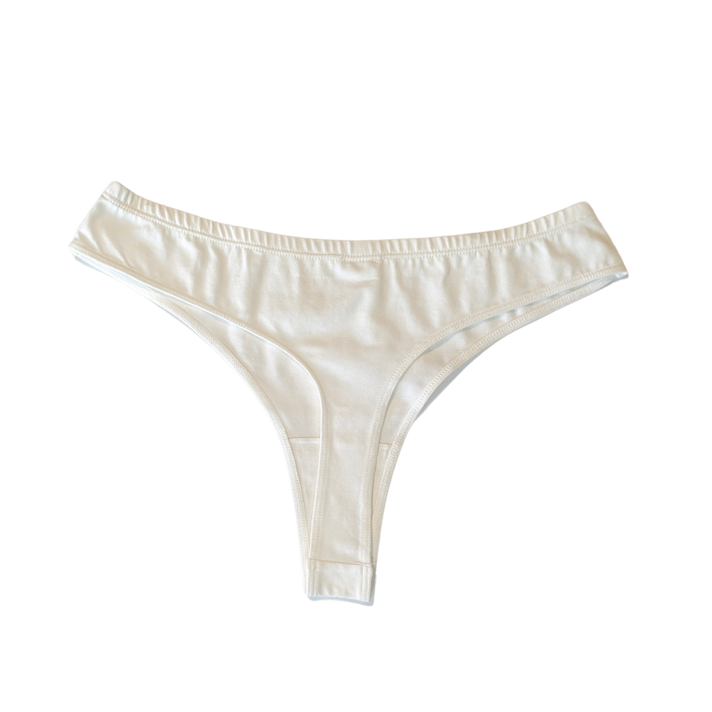 Organic Cotton Thong (White)